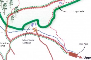 Footpath map